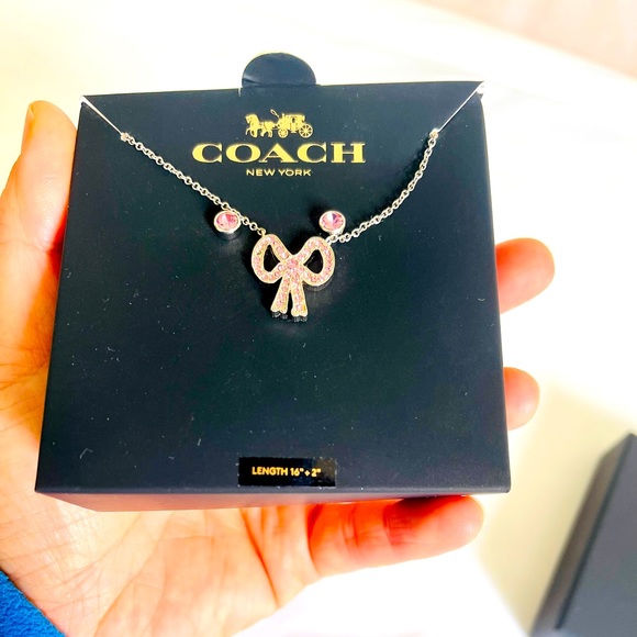 Coach Necklace and Earrings Gift Set - Picture 7 of 12
